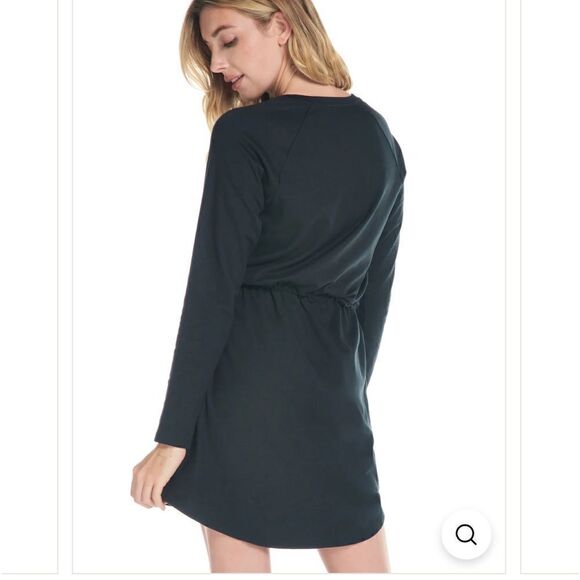 Kyodan Outdoor Aspen Gray Long Sleeves Drawstring Dress.Size M - Picture 6 of 13